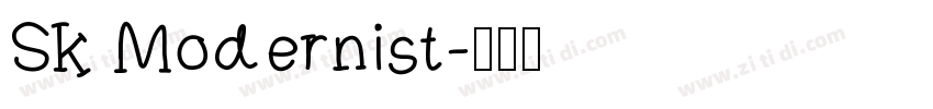 Sk Modernist字体转换